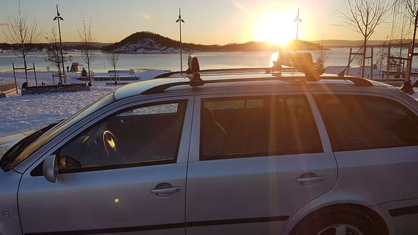 Skoda Octavia med Vinterdekk