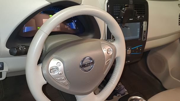 Nissan Leaf med GPS