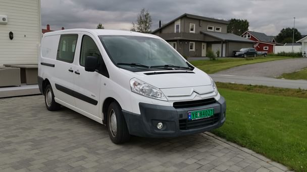 Citroen Jumpy med Vinterdekk
