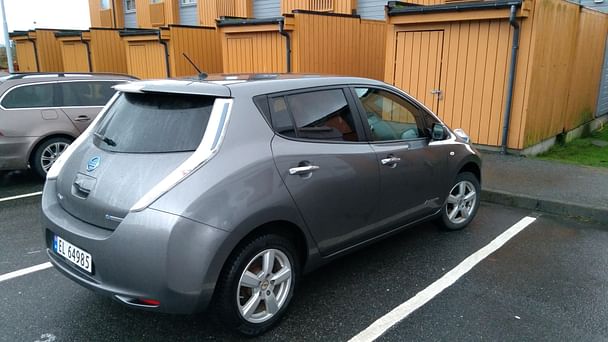 Nissan Leaf med GPS
