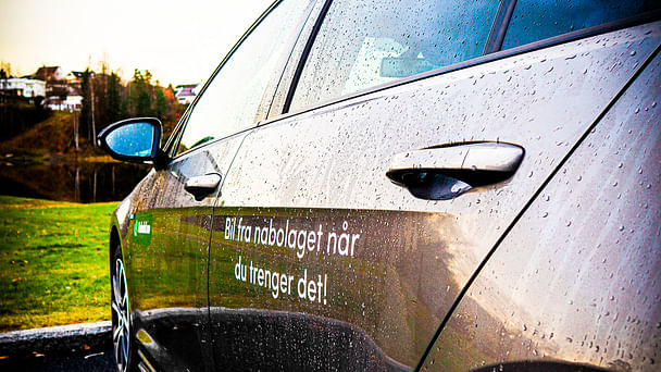 Volkswagen Golf GTE med Sykkelstativ