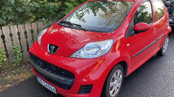 Peugeot 107 med Vinterdekk