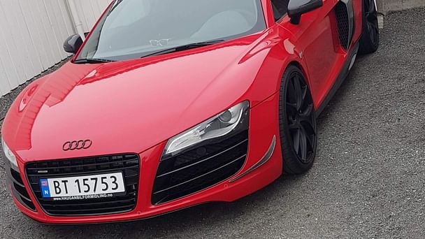 Audi R8 med Vinterdekk
