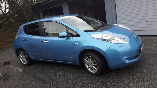 Nissan Leaf med GPS