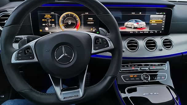 Mercedes AMG-GT med Vinterdekk