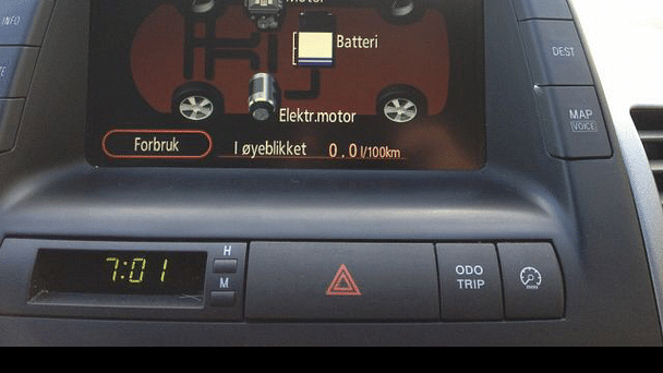 Toyota Prius med Vinterdekk