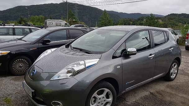 Nissan Leaf med Vinterdekk