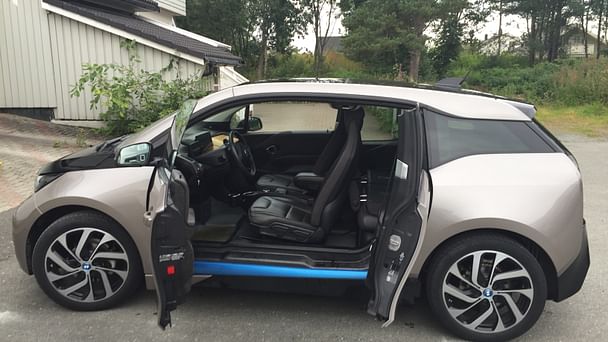 BMW i3 med Vinterdekk