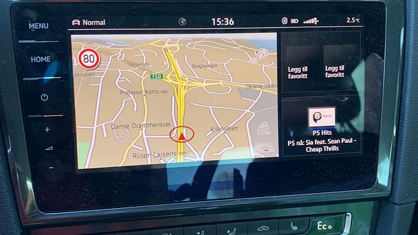 Volkswagen e-Golf med Vinterdekk