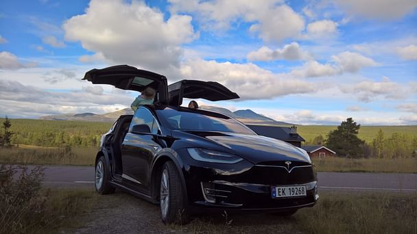 Tesla Model X, 2016, Elektrisk, automatisk, 6 seter