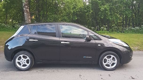 Nissan Leaf med GPS