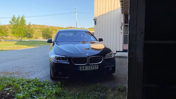 BMW 5-Serie med Vinterdekk
