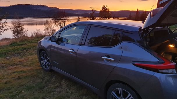 Nissan Leaf med Lydinngang