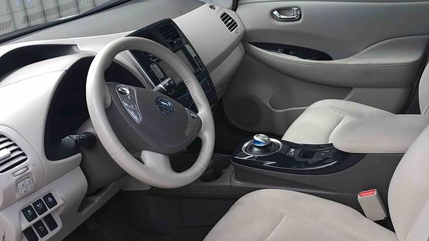 Nissan Leaf med Vinterdekk