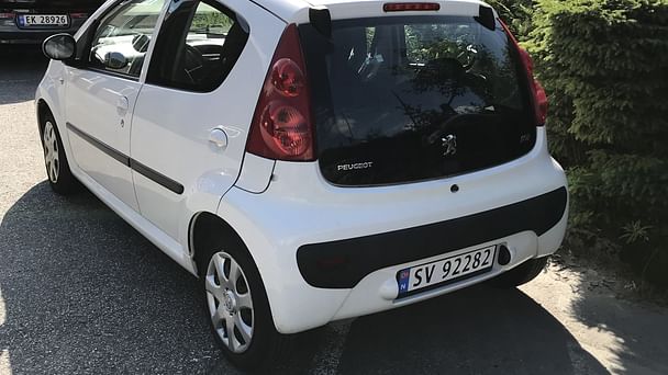Peugeot 107 med Vinterdekk