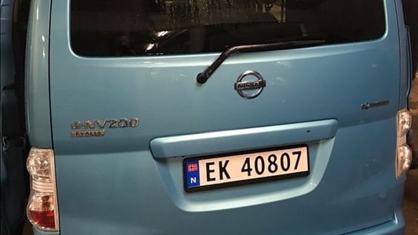 Nissan e-NV200 Evalia med Lydinngang