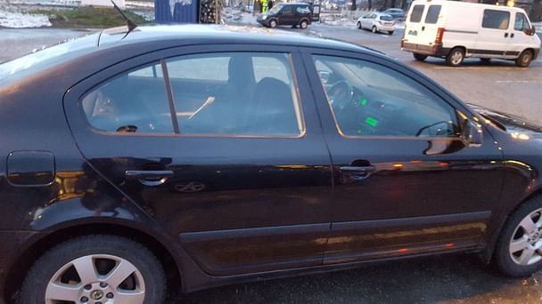 Skoda Octavia med Vinterdekk