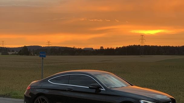 Mercedes C-Klasse Coupé med GPS
