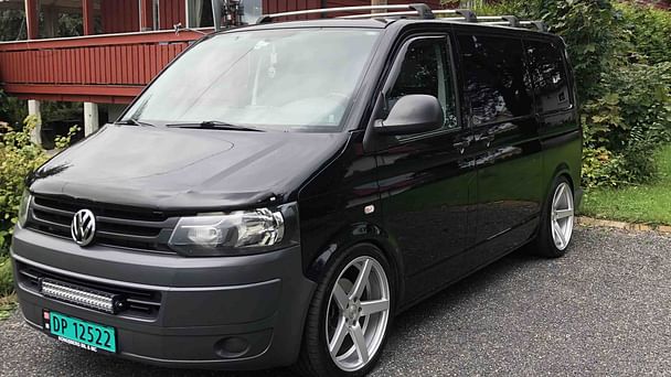 Volkswagen Transporter med Sykkelstativ