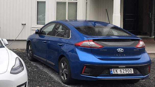 Hyundai Ioniq med Vinterdekk