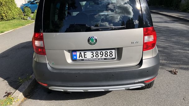 Skoda Yeti med Vinterdekk