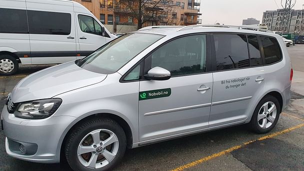 Volkswagen Touran med Vinterdekk