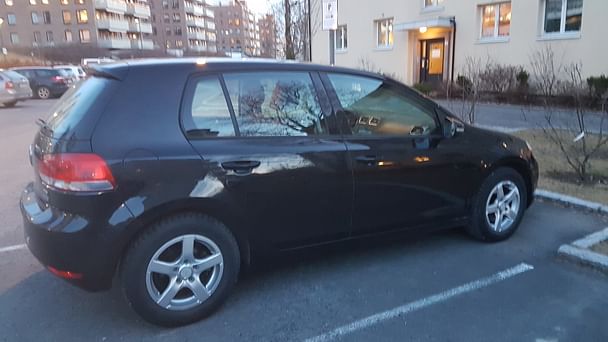 Volkswagen Golf med Vinterdekk