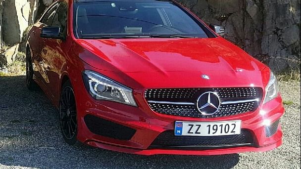Mercedes CLA-Klasse med Vinterdekk