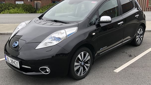 Nissan Leaf med GPS