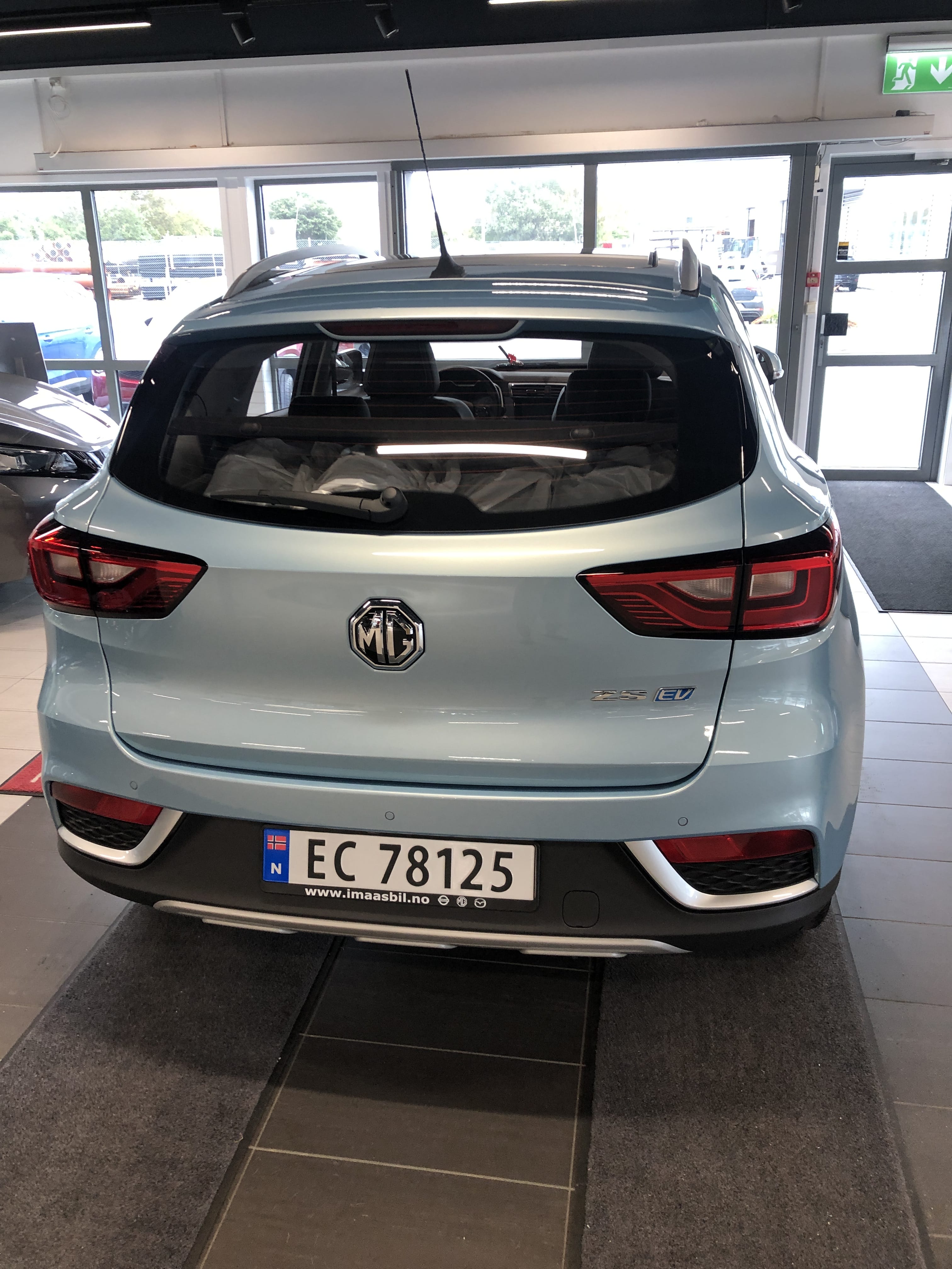 Mg ZS EV med GPS
