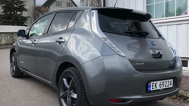 Nissan Leaf med Vinterdekk