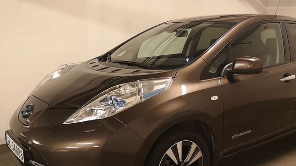 Nissan Leaf med GPS