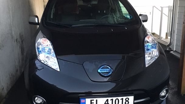 Nissan Leaf med GPS