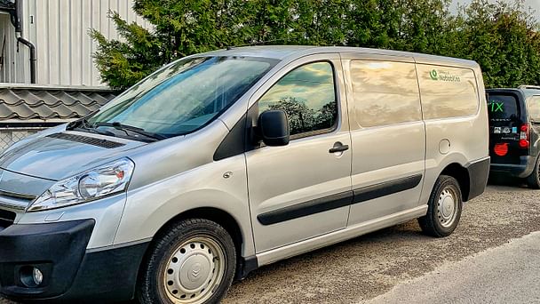 Citroen Jumpy med Vinterdekk