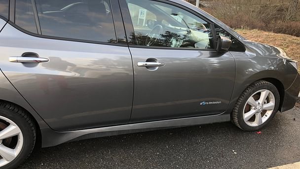 Nissan Leaf med GPS
