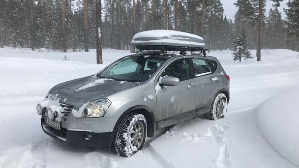Nissan Qashqai med Skistativ