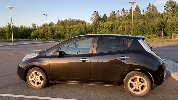 Nissan Leaf med GPS