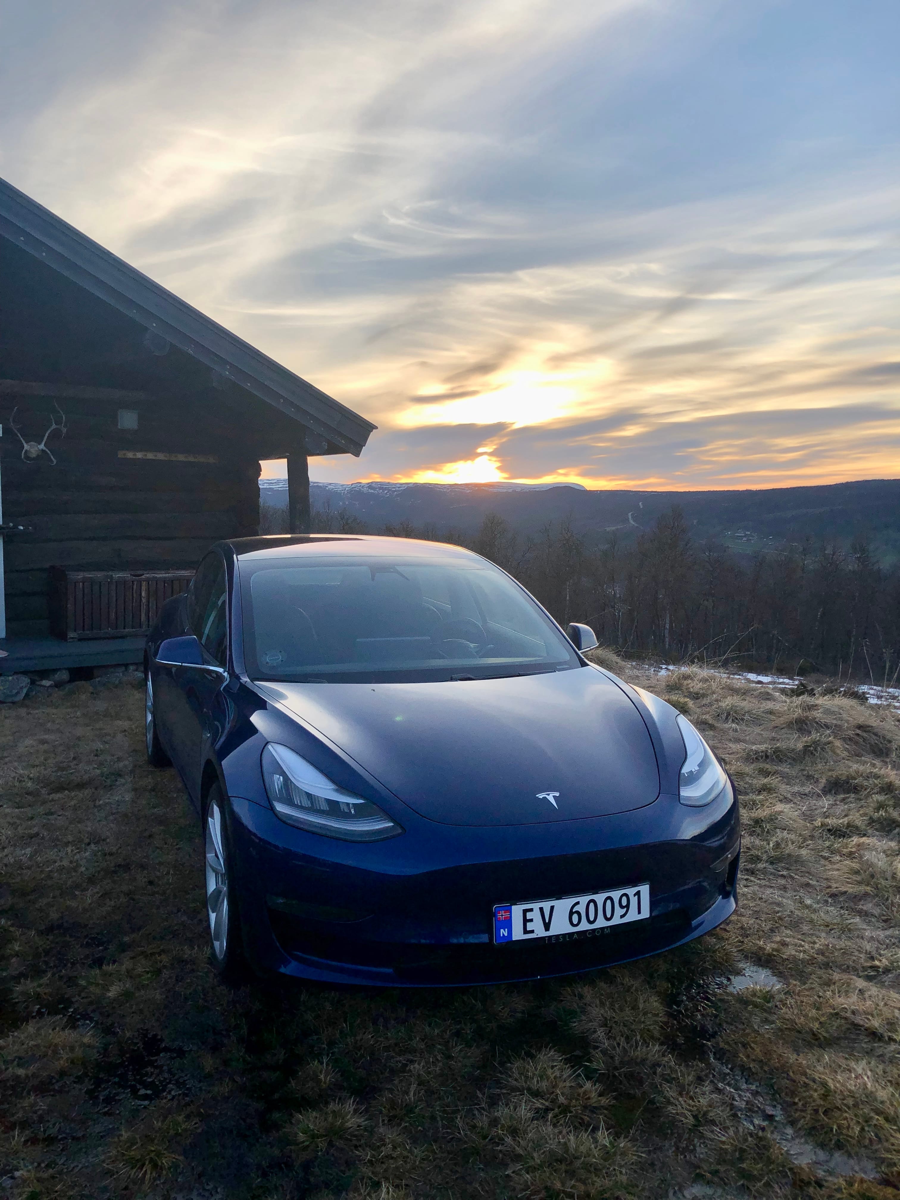 Tesla Model 3 med Aircondition