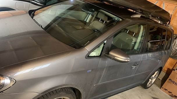 Volkswagen Touran med Sykkelstativ