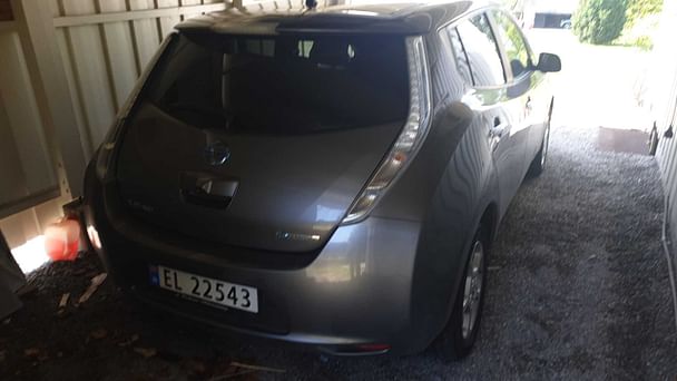 Nissan Leaf med GPS