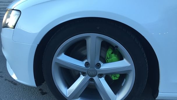 Audi A4 med Vinterdekk