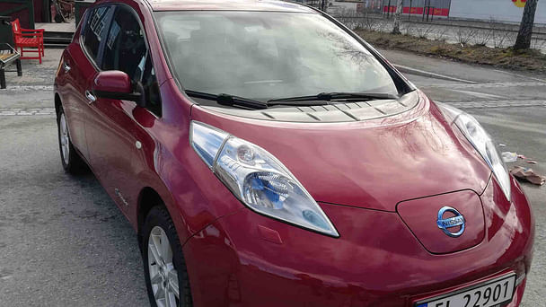 Nissan Leaf med Vinterdekk