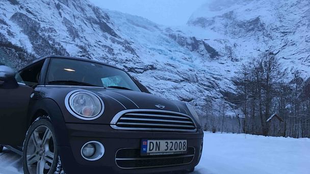 Mini Clubman med Sykkelstativ