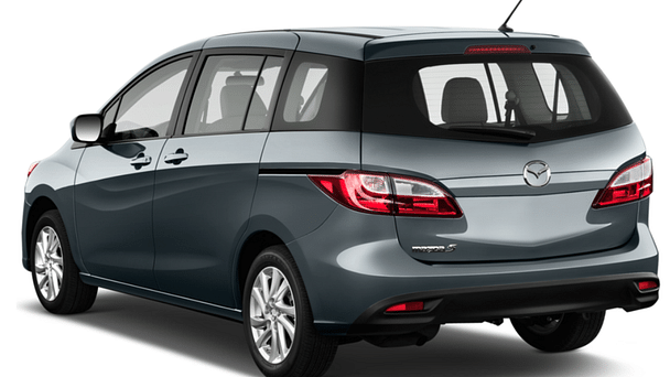 Mazda 5 med Skiboks