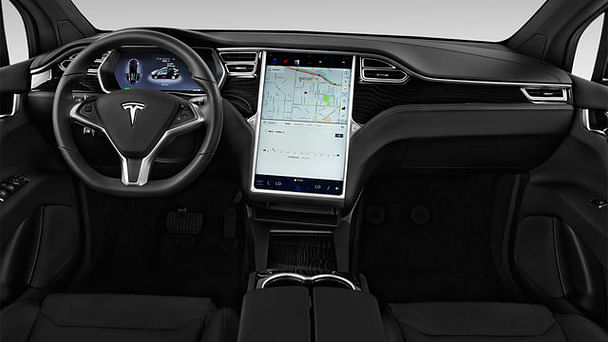 Tesla Model X med GPS