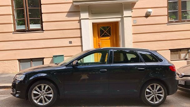 Audi A3 med Skiboks
