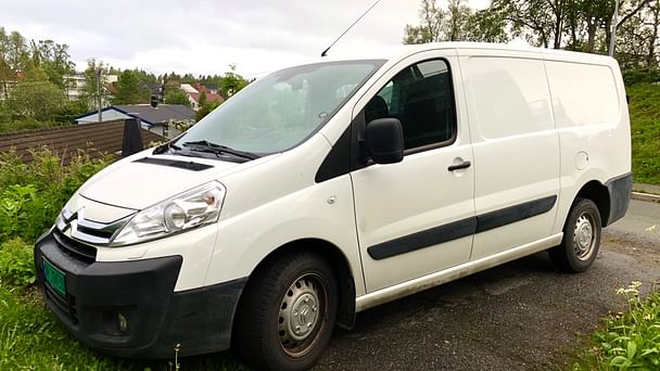 Citroen Jumpy med Vinterdekk