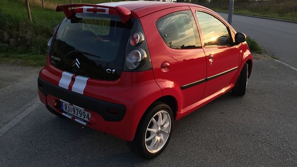 Citroen C1 med Skistativ