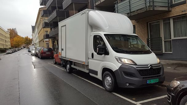 Citroen Jumper med Vinterdekk