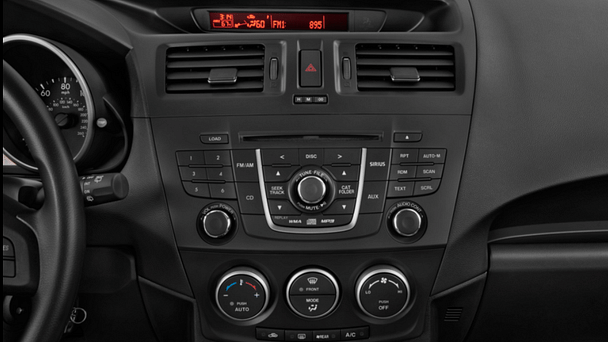 Mazda 5 med Skistativ